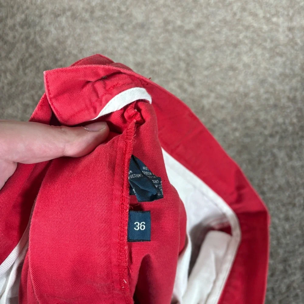 Polo Ralph Lauren Prospect Pant‎ Red Cotton Twill Chino Shorts Mens 36